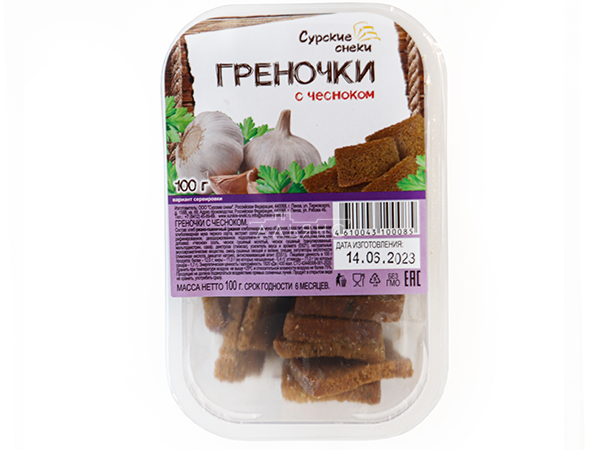 Сурские гренки с Чесноком (100 гр) в Наро-Фоминске