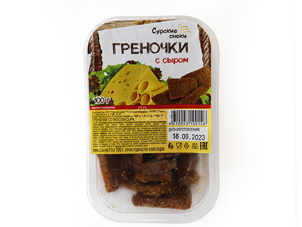 Сурские гренки со вкусом Сыра (100 гр) в Наро-Фоминске