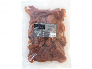 Колбаски МИНИ со вкусом аджики с/к (100 гр): Мясо (АЛЬЯНС) вяленое курица гриль (500гр)