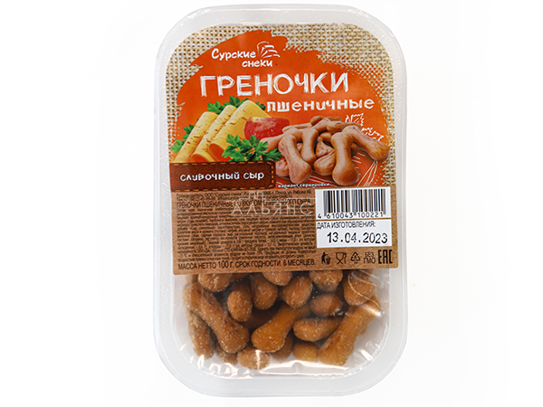 Сурские (ПШЕНИЧНЫЕ) Сливочный сыр (100 гр) в Наро-Фоминске