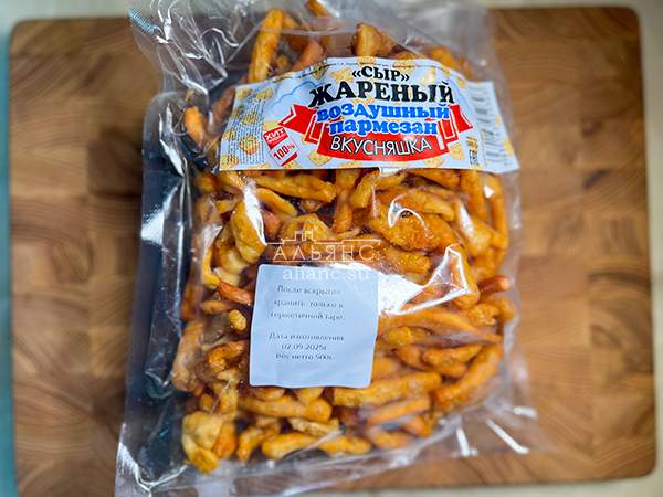 Жареный сыр "ВКУСНЯШКА" со вкусом пармезан (500 гр) в Наро-Фоминске