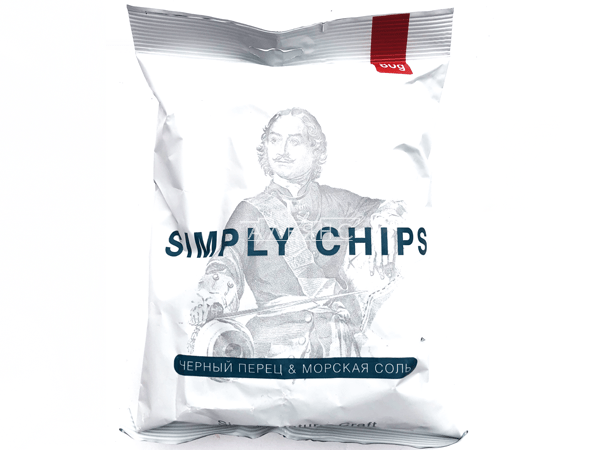 Картофельные чипсы "Simple chips" Морская соль и черный перец 80 гр. в Наро-Фоминске