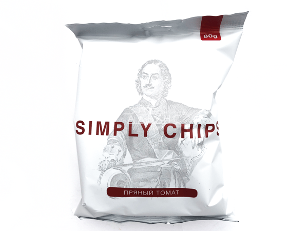 Картофельные чипсы "Simple chips" Пряный томат 80 гр. в Наро-Фоминске